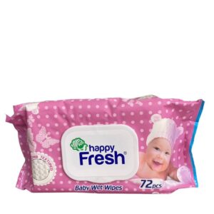 Paquet de 72 lingettes Bébé Happy fresh